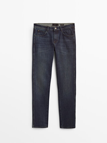 Pantalón vaquero dirty stone slim fit - Massimo Dutti España