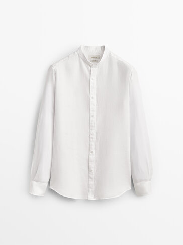 h&m mandarin collar shirt