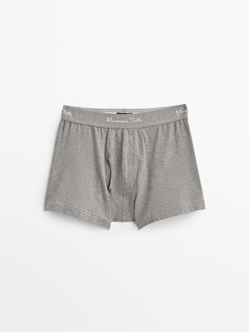 grey boxer shorts