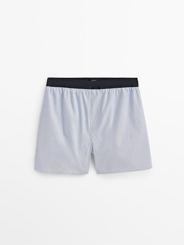 Pack of boxers with contrasting waistband