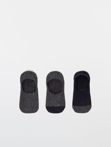 Pack calcetines invisibles color block