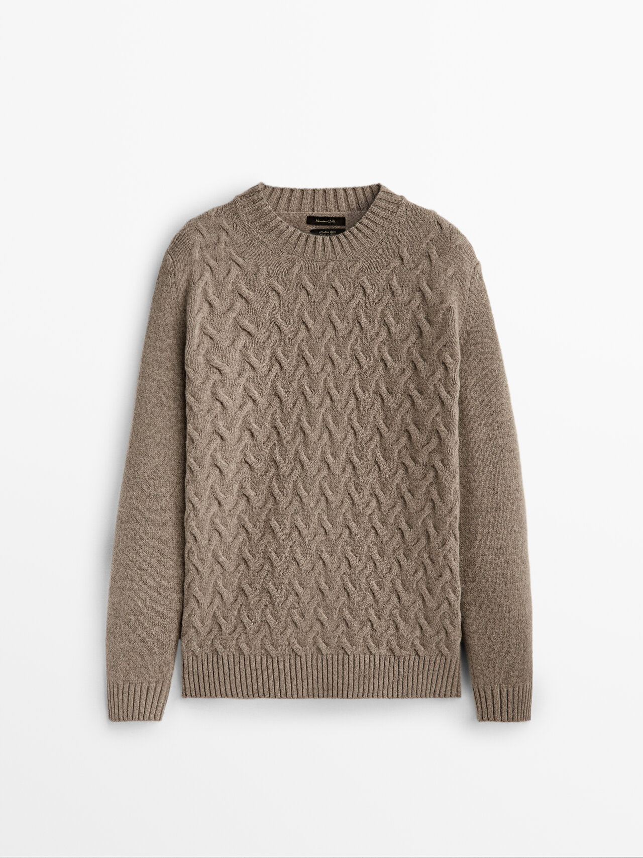 Massimo dutti cable knit sweater best sale