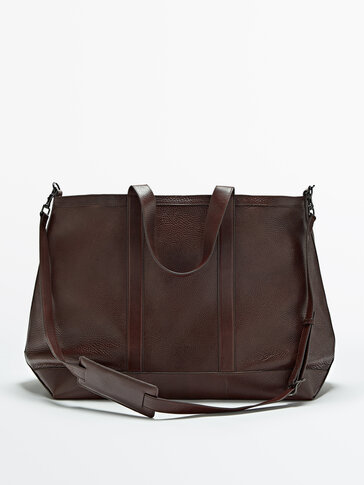 Bolsos hombre Massimo dutti Marrón de en Cuero - 15150772