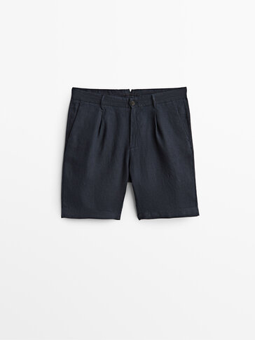100% linen Bermuda shorts - Limited Edition
