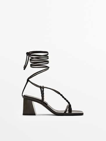 Leather block heel sandals - Limited Edition