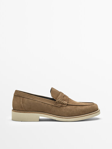 nubuck penny loafers