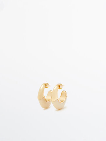 Devri resin hoop on sale earrings