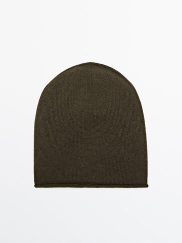 Gorro punto fino mezcla lana cashmere