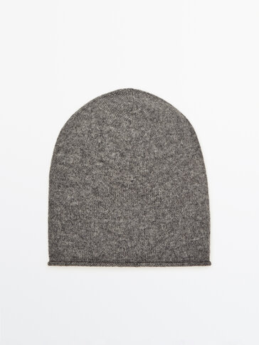 Gorro punto fino mezcla lana cashmere