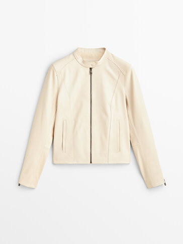 Veste en cuir massimo best sale dutti femme