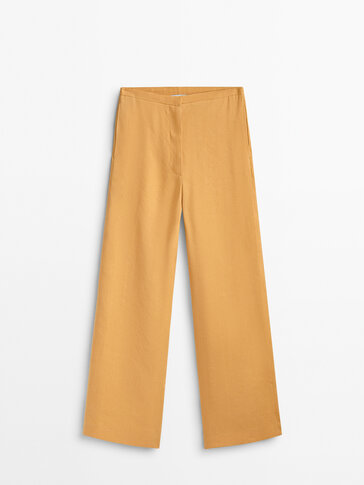 Klasik crop pantolon