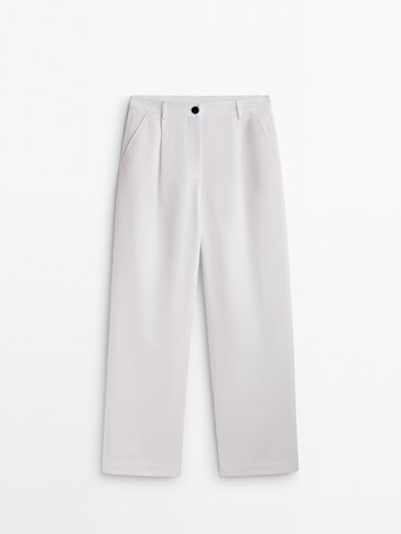 Pantalones ligeros de calidad para mujer Massimo Dutti