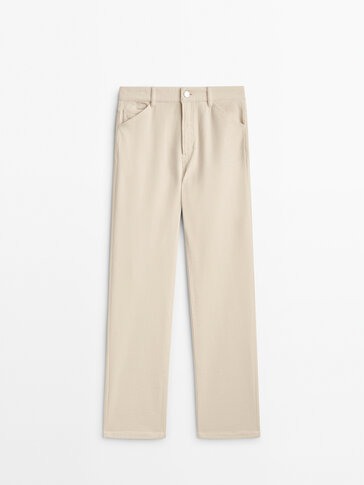 Pantalones de pana para mujer Massimo Dutti