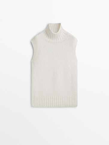 Knitwear waistcoat outlet