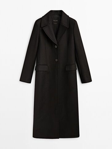 Massimo dutti shop black coat