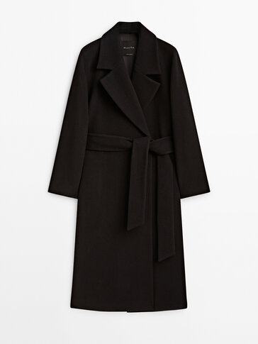 Massimo dutti shop black coat