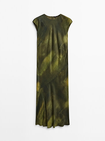 Vestido verde massimo online dutti