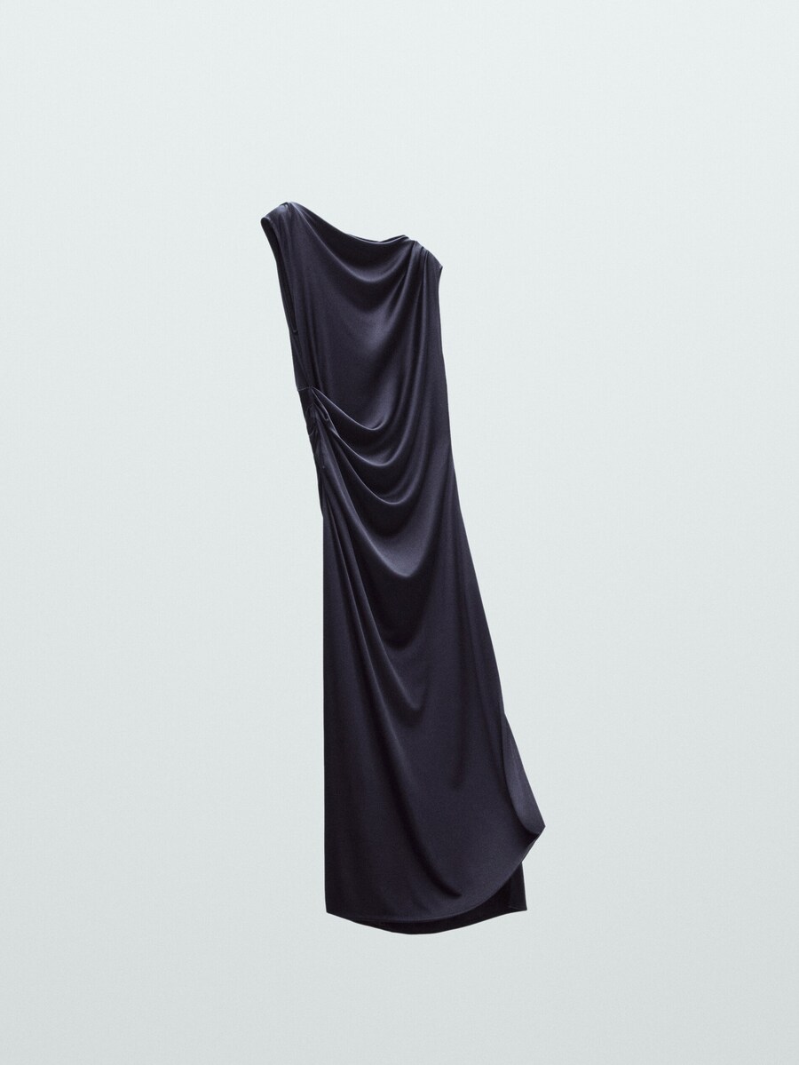 Blue dresses for women - Massimo Dutti