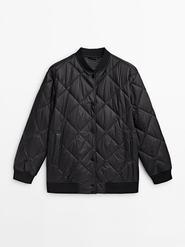 Massimo dutti quilted jacket sale