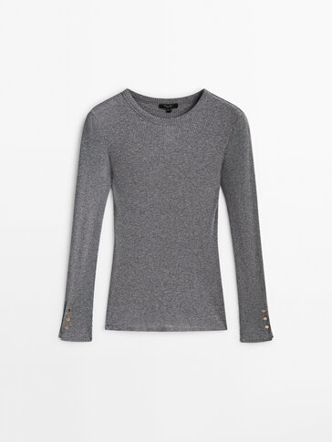 Women's Long-Sleeve T-Shirts - Massimo Dutti