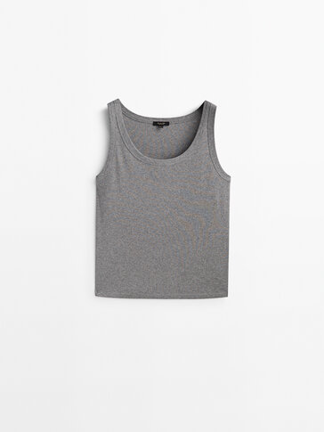 Sleeveless T-shirts for women - Massimo Dutti