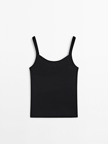 Sleeveless T-shirts for women - Massimo Dutti