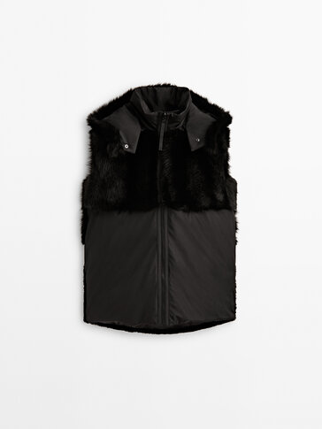 sile 「curtain gilet」SI23V0100（40）black-