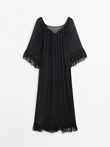 Net dress clearance black