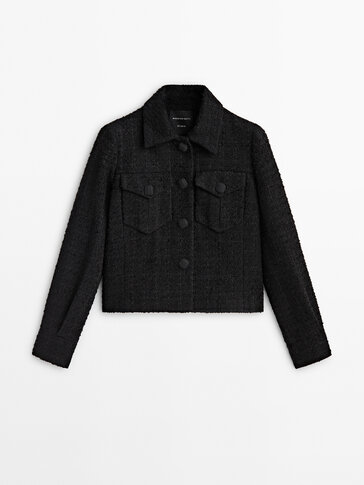 Textured jacket with pockets - Studio