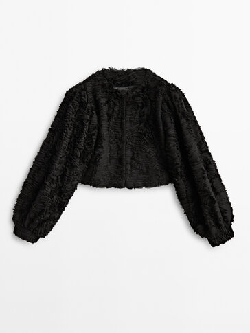 Bouclé textured jacket - Studio