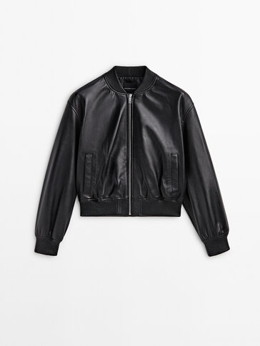 Nappa clearance bomber jacket