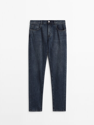 Tapered fit selvedge jeans