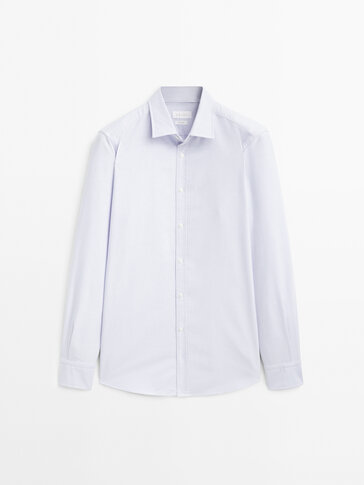 Camisa oxford algodón soft wash slim fit