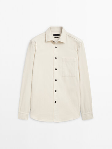 Camisas lisas de hombre Massimo Dutti