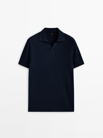 Sweater polos sale navy