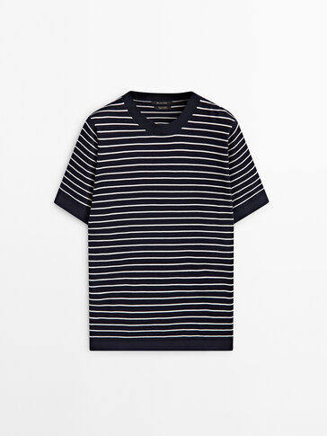 マッシモ ドゥッティ メンズ Tシャツ トップス STRIPED MILANO - Print