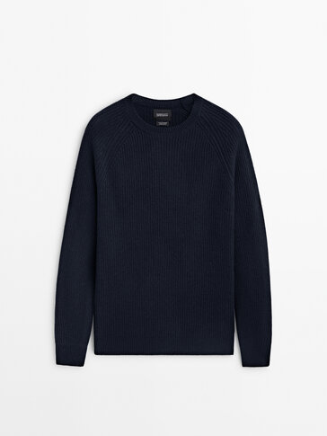 Wool blend crew neck sweater - Limited Edition