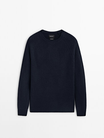Wool and cashmere blend crew neck sweater - Limited Edition