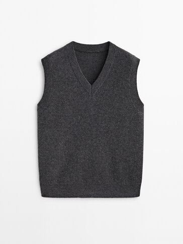 Cashmere and wool blend waistcoat - Limited Edition
