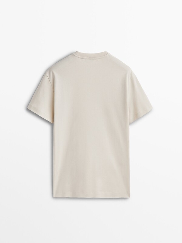 100% cotton medium weight T-shirt - Massimo Dutti Sverige