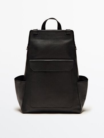 Black leather backpack - Limited Edition