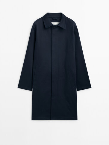 Technical trench coat