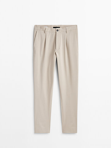 Pantalón pinzas wide fit - Studio