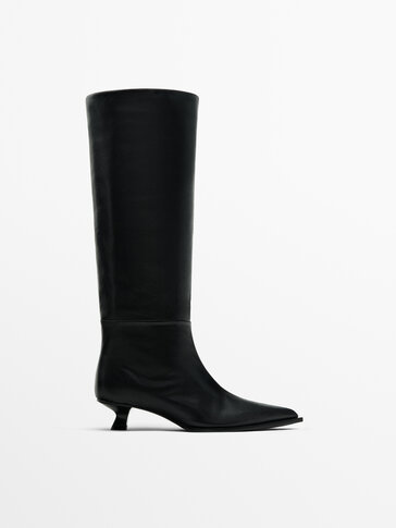 Heeled leather boots - Limited Edition