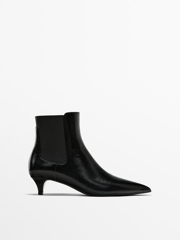 Low heeled sale booties