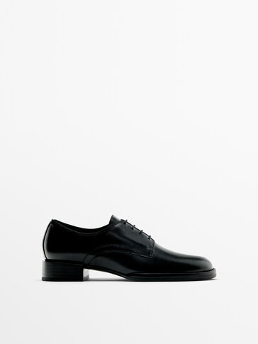Flat lace-up shoes - Massimo Dutti