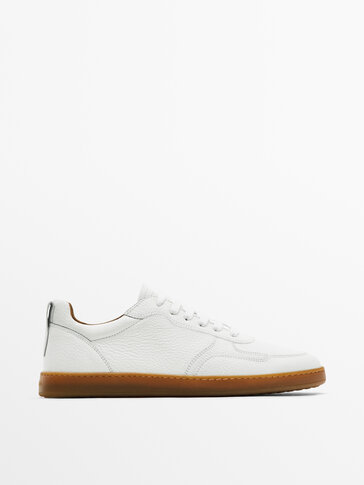 Nappa leather trainers