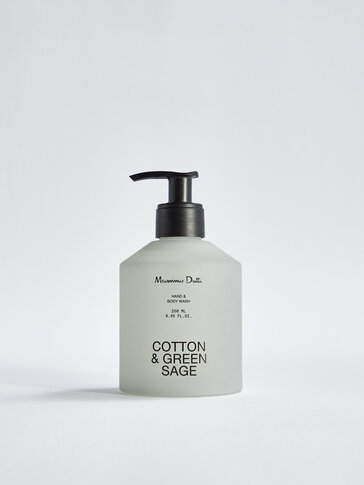 (250 ml) ‘Cotton & Green Sage’ roku un ķermeņa mazgāšanas līdzeklis