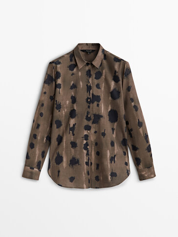 Spotted print shirt