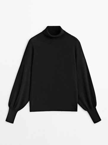 Massimo Dutti Pullover Schwarz/Weiß M Rabatt 71 % DAMEN Pullovers & Sweatshirts Print 